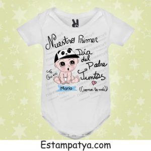 BODY NUESTRO PRIMER DÍA DEL PADRE JUNTOS Body Blanco Nuestro Primer Dia 1 E1550513051457 6