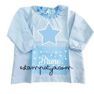 BABI PERSONALIZADO ESTRELLAS Babi Personalizado Estrella Azul 5