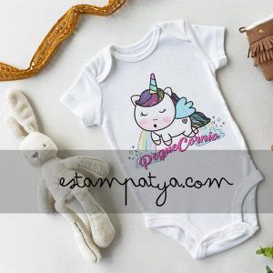 CAMISETAS MAMÁ Y PEQUE UNICORNIOS Body Pequecornio 5