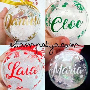 BOLAS DE NAVIDAD PERSONALIZADAS Bolas De Navidad Modelos 5