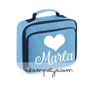 BOLSA TÉRMICA PERSONALIZADA CORAZÓN Bolsa Termica Personalizada Corazon Azul 5