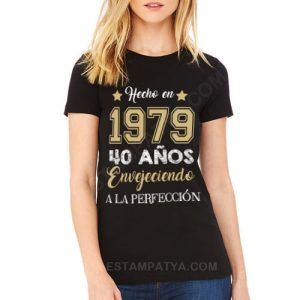 CAMISETA CUMPLEAÑOS ENVEJECIENDO A LA PERFECCIÓN Camiseta Cumpleanos Envejeciendo A La Perfeccion Mujer 6