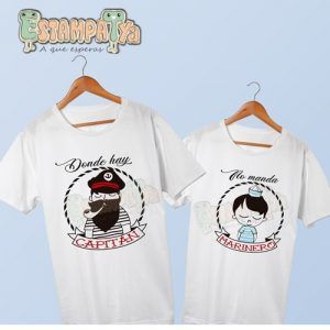 CAMISETAS PAPÁ CAPITÁN Camisetas Donde Hay Capitan No Manda Marinero 6