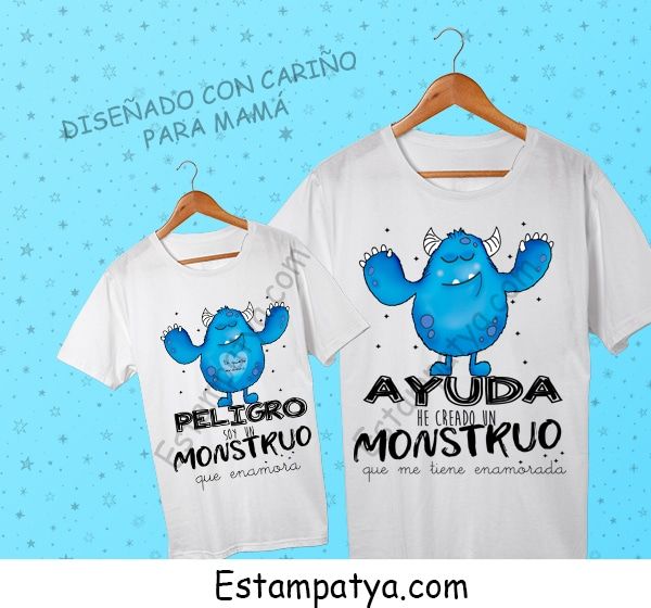 CAMISETAS-MAMA-AYUDA-HE-CREADO-UN-MONSTRUO-6.JPG Camisetas Mama Ayuda He Creado Un Monstruo 6