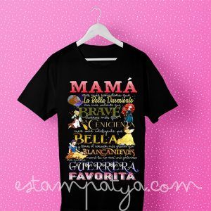 CAMISETA MAMÁ NO ERES UNA PRINCESA Camiseta Mama Tu No Eres Una Princesa 5