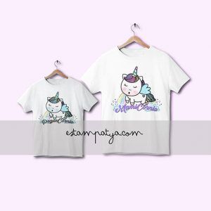 CAMISETAS MAMÁ Y PEQUE UNICORNIOS Camisetas Mamicornio 5