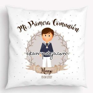 COJÍN MI PRIMERA COMUNIÓN PERSONALIZADO Cojin Mi Primera Comunion Nino Moreno 5