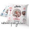 COJÍN NATALICIO PERSONALIZADO CON FOTOS Cojín Natalicio Personalizado Con Fotos