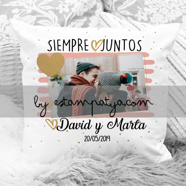 COJIN-SAN-VALENTIN-SIEMPRE-JUNTOS-PERSONALIZADO-5.JPG Cojin San Valentin Siempre Juntos Personalizado 5