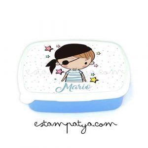 FIAMBRERA PERSONALIZADA COLE PIRATA Fiambrera Personalizada Cole Pirata Nino 5