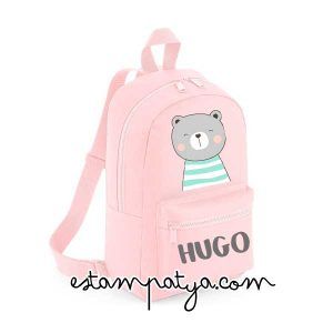 Mochila personalizada oso mini