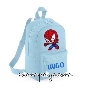 mochila personalizada superheroes