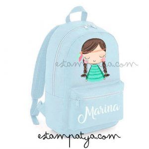 MOCHILA MINI INDIA PERSONALIZADA Mochila Personalizada India Color Azul 5