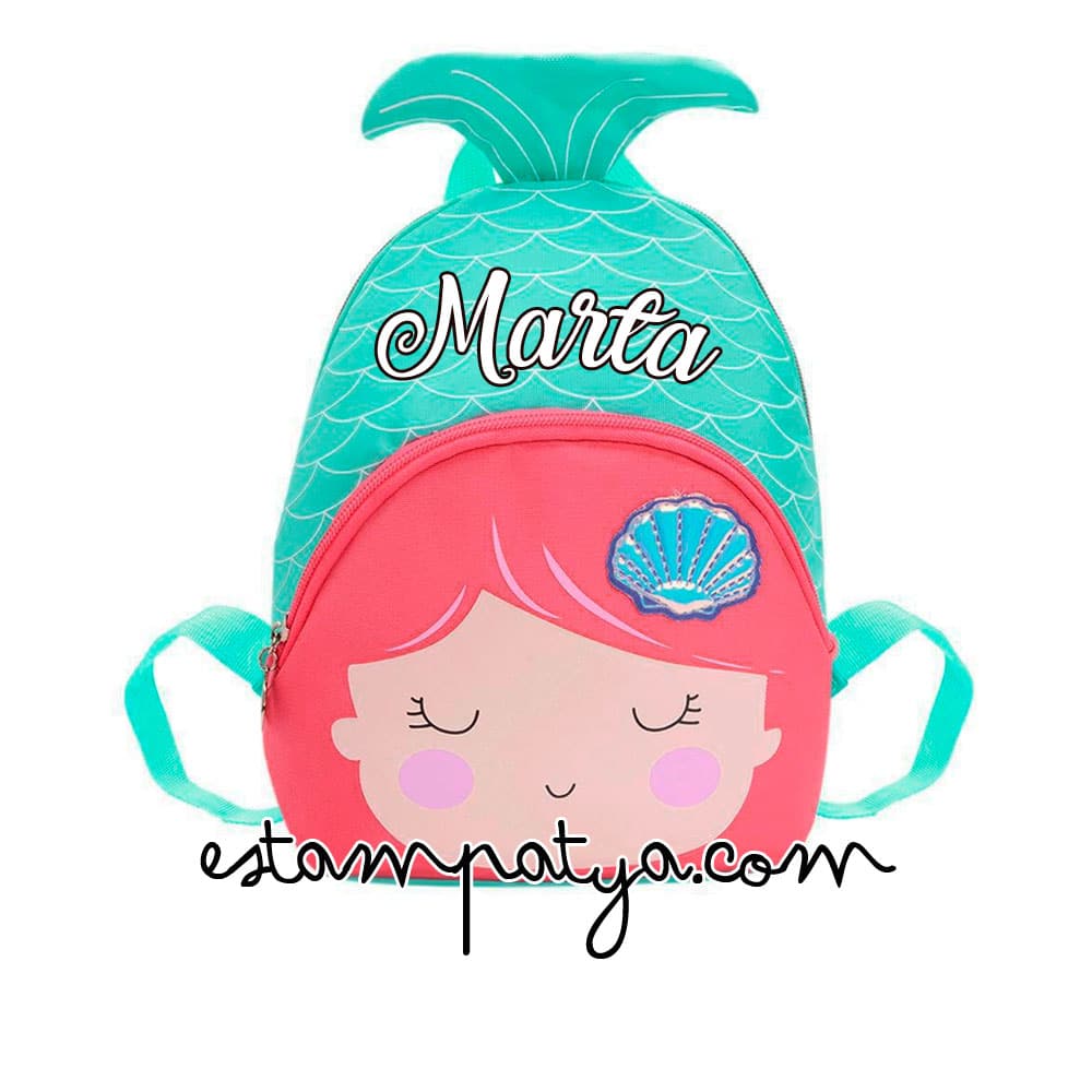 MOCHILA-SIRENA-PERSONALIZADA-5.JPG Mochila Sirena Personalizada 5