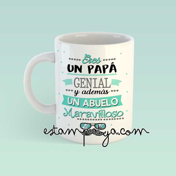 TAZA-ERES-UN-PAPA-GENIAL-Y-ADEMAS-UN-ABUELO-MARAVILLOSO-5.JPG Taza Eres Un Papá Genial Y Además Un Abuelo Maravilloso