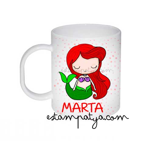 TAZA-PLASTICO-PRINCESA-ARIEL-5.JPG Taza Plastico Princesa Ariel 5