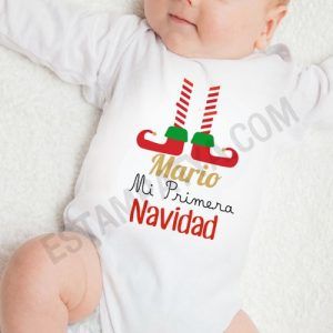 Body navideño duende personalizado