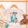 CAMISETA CUMPLEAÑOS DINO PERSONALIZADA Camiseta Cumpleaños Dino Personalizada