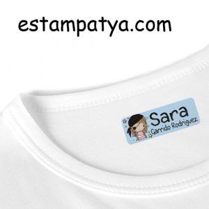 ETIQUETAS THERMOADHESIVAS PERSONALIZADAS Camiseta Etiqueta 6