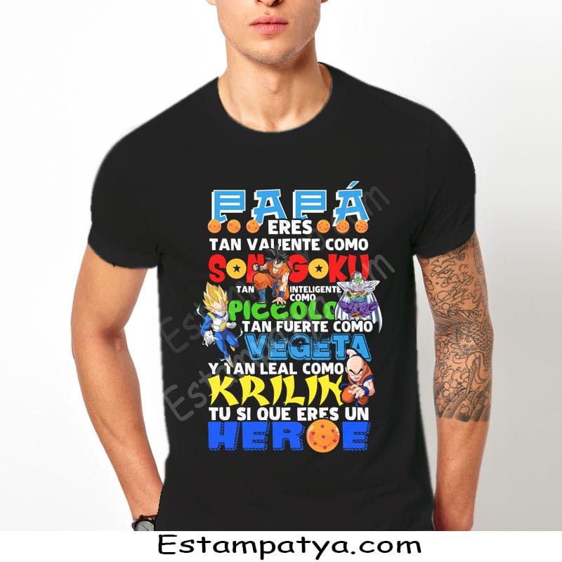 CAMISETA-PAPA-DRAGON-BALL-6.JPG Camiseta Papa Dragon Ball 6