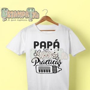 CAMISETA PAPÁ EN PRÁCTICAS Camiseta Papa En Practicas 3 5