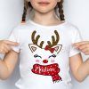 CAMISETA NAVIDAD "RENO PERSONALIZADA" Camiseta Navidad Reno Personalizada