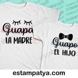 Camisetas madre e hijo guapos