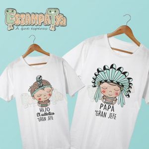 CAMISETAS PAPÁ GRAN JEFE Camisetas Papa Jefe Percha 1 6