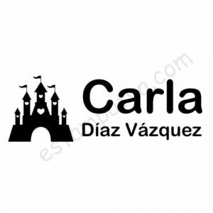 SELLO TEXTIL PERSONALIZADO "CASTILLO" Diseno Sello Textil Castillo Personalizado 6