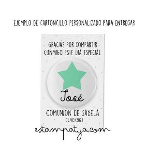 CHAPAS PERSONALIZADAS PARA EVENTOS Chapa Personalizada Para Comuniones