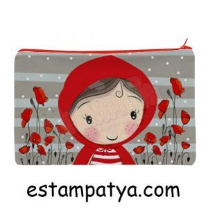ESTUCHE CAPERUCITA PERSONALIZADO Estuche Caperucita Detras 6