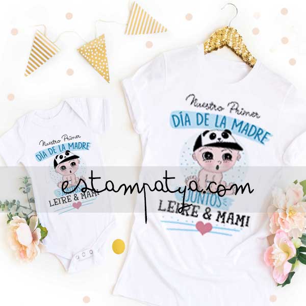 NUESTRO-PRIMER-DIA-JUNTOS-DIBUJO-NINO-5.JPG Camisetas Nuestro Primer Día De La Madre Juntos Dibujo