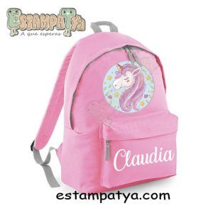 Mochila personalizada unicornio