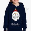 SUDADERA NAVIDAD PERSONALIZADA PAPA NOEL Sudadera Navidad Personalizada Papa Noel En Azul 6