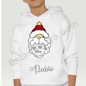 SUDADERA NAVIDAD PERSONALIZADA PAPA NOEL Sudadera Navidad Personalizada Papa Noel En Blanco 6