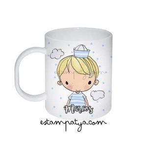 TAZA PLÁSTICO PERSONALIZADA MARINERO O MARINERA Taza De Plastico Personalizada Marinero 5
