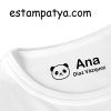 SELLO TEXTIL PERSONALIZADO "PANDA" Vista Camiseta 1 6