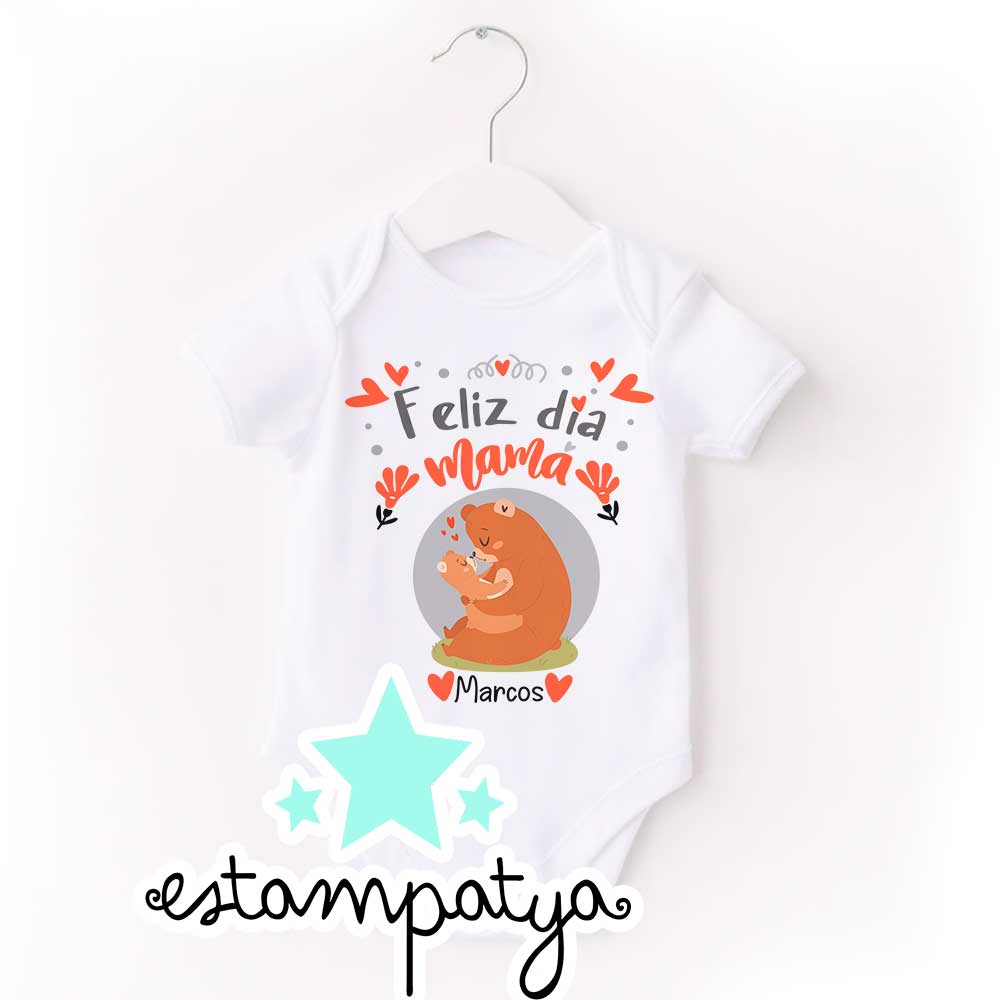 BODY-FELIZ-DIA-MAMÁ-DISEÑO-OSITOS Body Feliz Día Mamá Ositoss