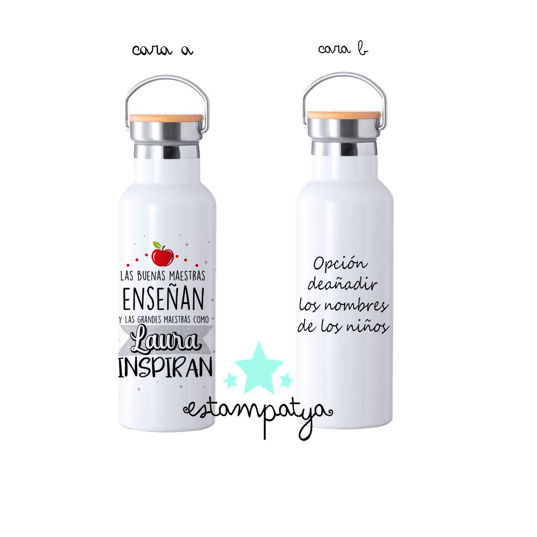 BOTELLA-LAS-BUENAS-MAESTRAS-INSPIRAN Botella Las Buenas Maestras Inspiran