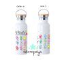 BOTELLA PROFE PERSONALIZADA CON MANOS Botella Profe Personalizada Con Manos
