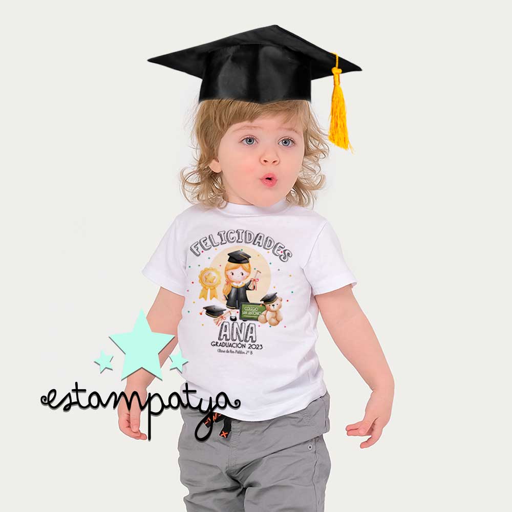 CAMISETAS-GRADUACIÓN-INFANTIL-PERSONALIZADAS Camisetas Graduación Personalizadas