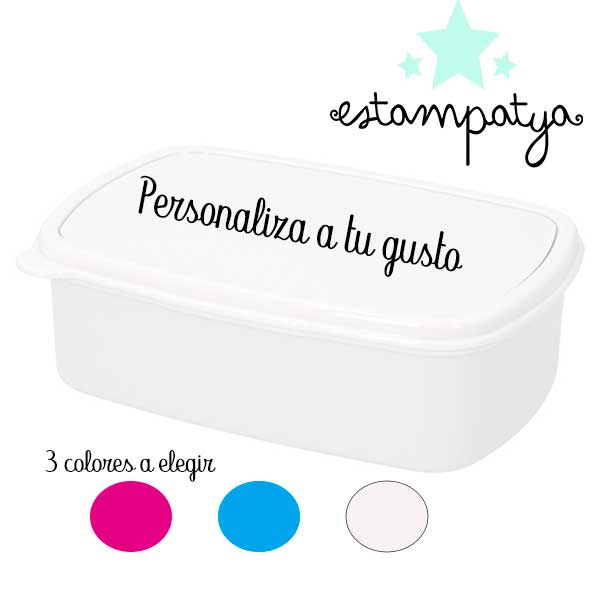 FIAMBRERA-PERSONALIZADA Fiambrera Personalizada A Tu Gusto